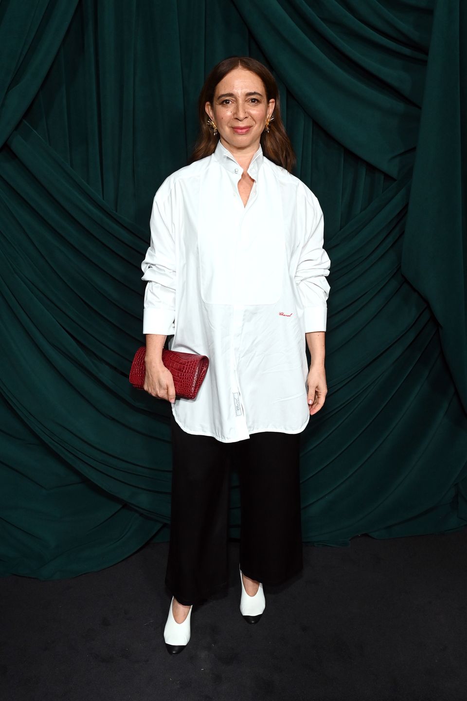 BEVERLY HILLS, CALIFORNIA - MARCH 14: Maya Rudolph, wearing CHANEL, attends the CHANEL and Charles Finch Annual Pre-Oscar Dinner at the Polo Lounge at The Beverly Hills Hotel on March 14, 2026 in Beverly Hills, California.  (Photo by Jon Kopaloff/WireImage)