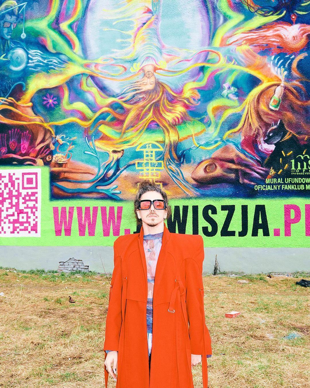 Michał Szpak pokazał mural od fanów