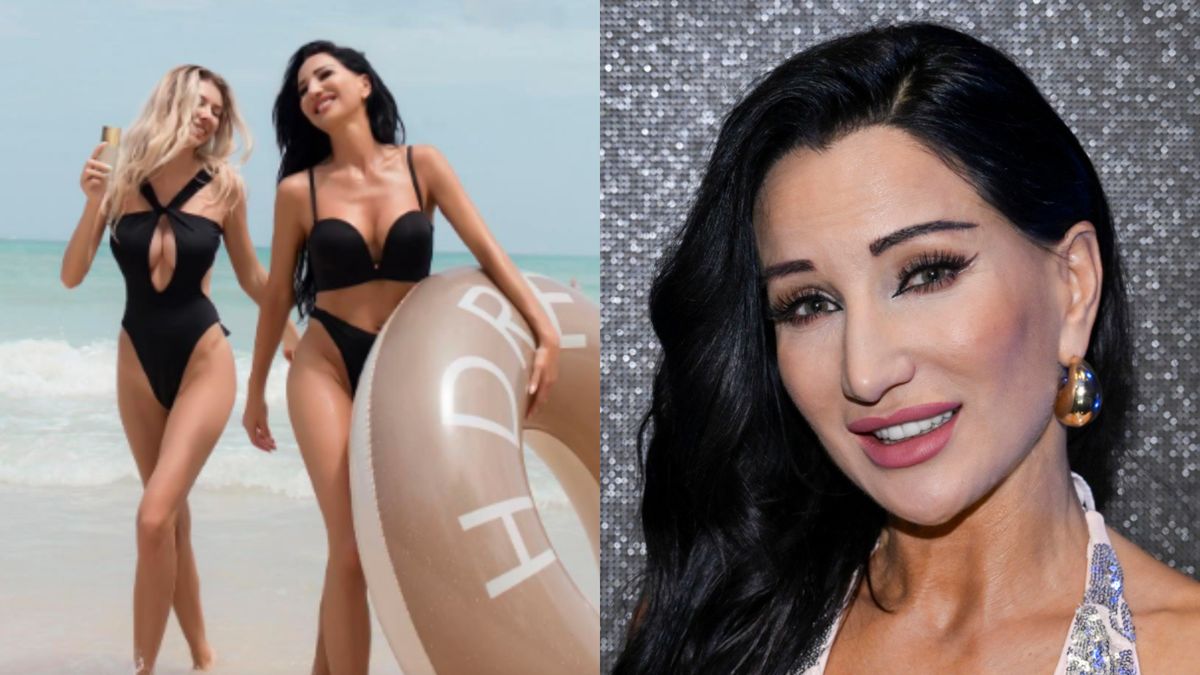 Justyna Steczkowska śmiga w bikini z synową