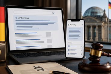 Google AI Overviews i Perplexity objęte za Odrą prawem medialnym