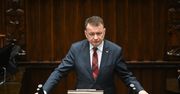 Błaszczak zabrał głos w Sejmie. Na sali okrzyki
