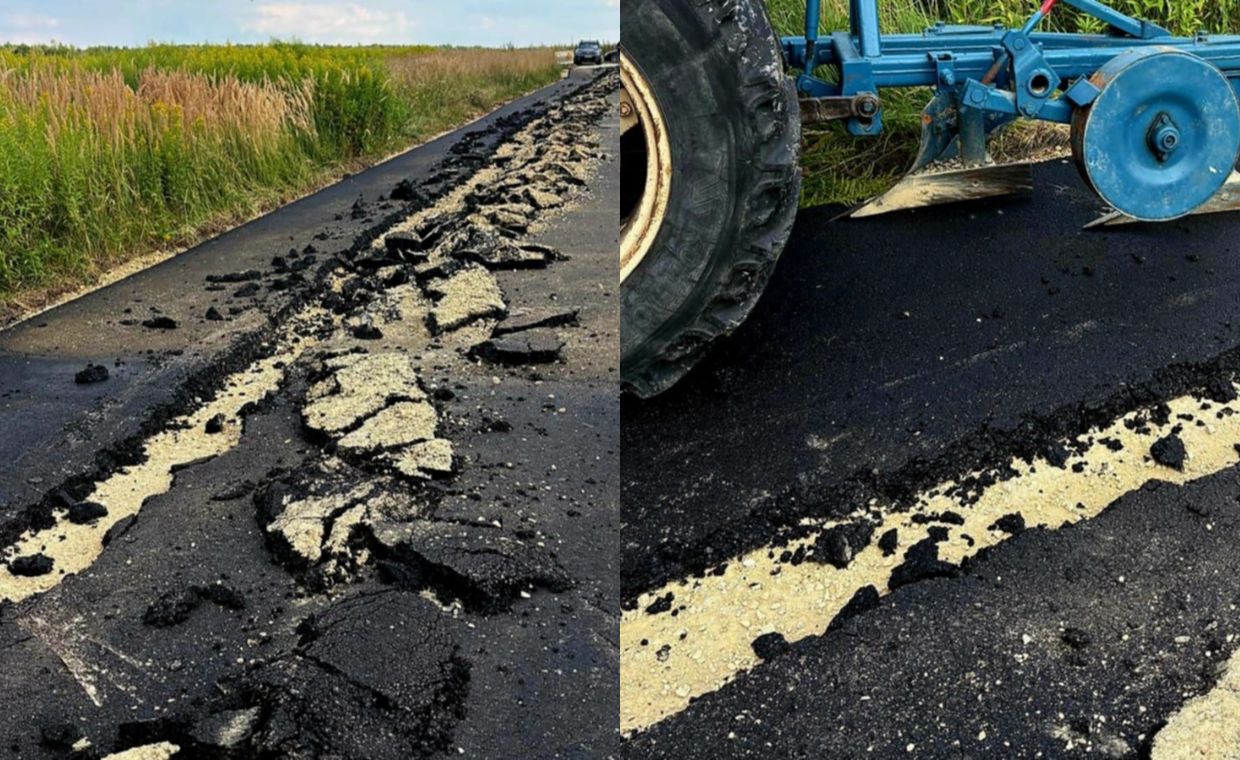 Rolnik zniszczył nowy asfalt w Gliwicach – straty 400 tys. zł