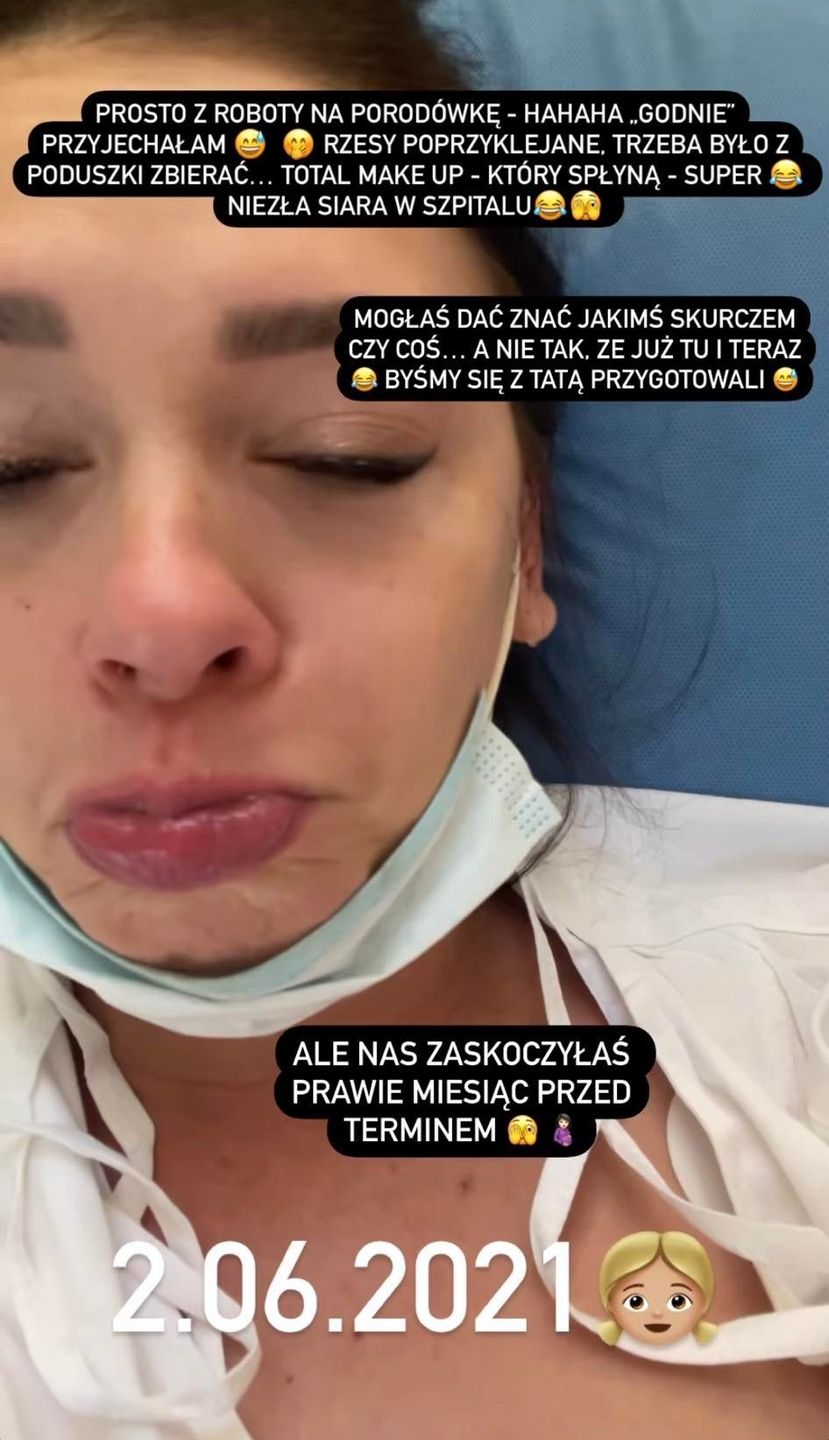 Klaudia Halejcio wspomina poród sprzed dwóch lat