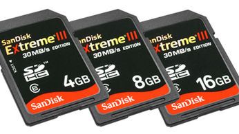 30 MB/s transferu karty SanDisk Extreme III 1