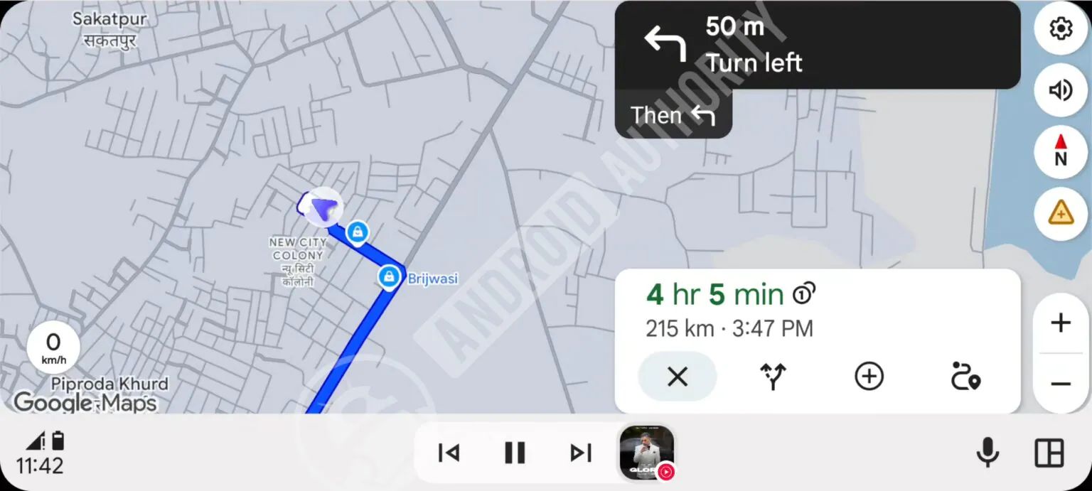 Nadchodzący interfejs Google Maps w Androidzie Auto