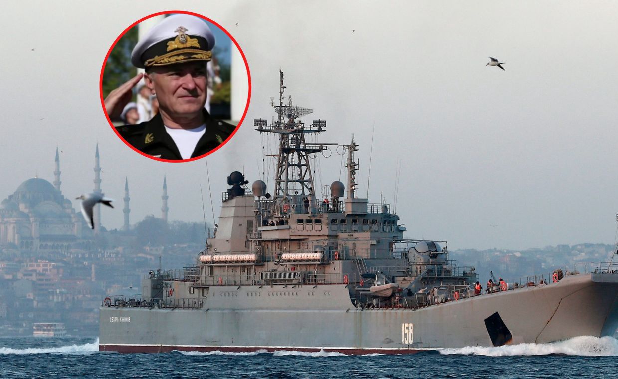 Russian Black Sea Fleet head dismissed after Ukrainian attack on the Cesar Kunikov ship near Crimea