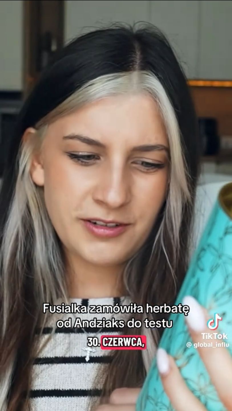 Fusialka testuje herbatę od Andziaks