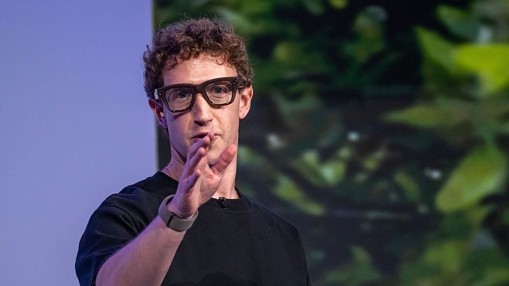 Key Speakers At The Meta Connect Event
Mark Zuckerberg, chief executive officer of Meta Platforms Inc., wears a pair of Meta Ray-Ban Display AI glasses during the Meta Connect event in Menlo Park, California, US, on Wednesday, Sept. 17, 2025. Meta Platforms, seeking to turn its burgeoning smart glasses into a must-have product unveiled its first version with a built-in screen. Photographer: David Paul Morris/Bloomberg via Getty Images
Bloomberg
u.s., consumer products, north american, united states of america, americas, business news, company news, american, u.s.a., consumer goods, us, industries