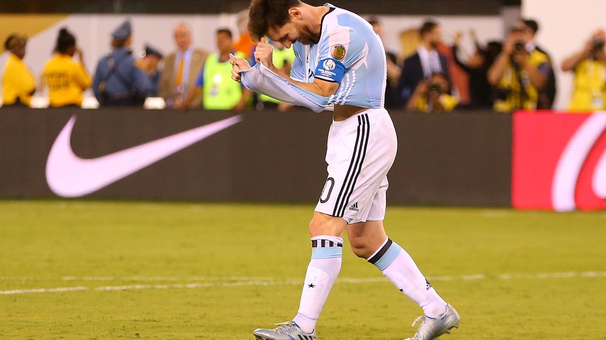 Na zdjęciu Lionel Messi 