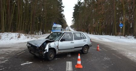Dla kierowcy golfa zabrakło skali w alkomacie.