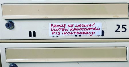 Ludzie mają już dość kampanii? "Proszę nie wrzucać ulotek"