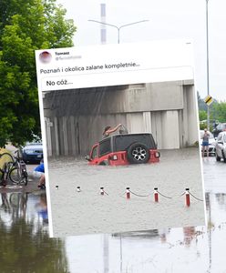 Pogoda. Swarzędz: trzy samochody utonęły po ulewie