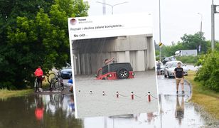 Pogoda. Swarzędz: trzy samochody utonęły po ulewie