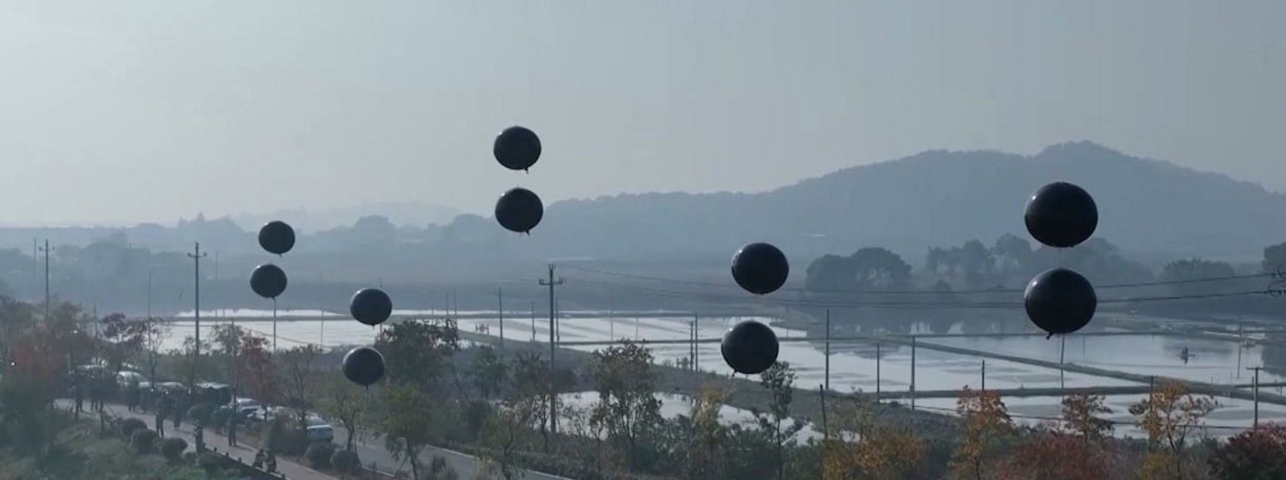 Zhejiang Golden Shield 2022 - balony zaporowe w powietrzu