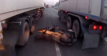 Skuterzysta o krok od śmierci [wideo]