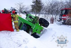 Tragiczny wypadek. Zginął podczas odśnieżania