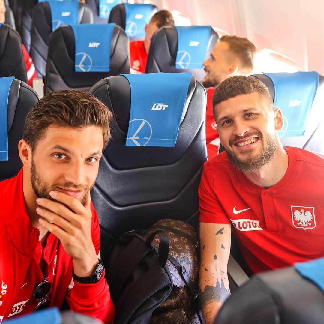 Euro 2020: Piłkarze w drodze do Sankt Petersburga, fot. Instagram, laczynaspilka