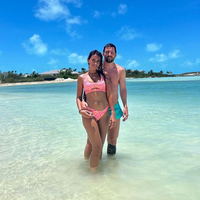 Leo Messi z żoną