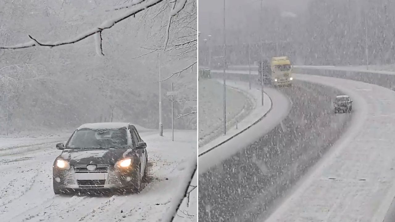 Atak zimy w Polsce. Nagrania z Podkarpacia