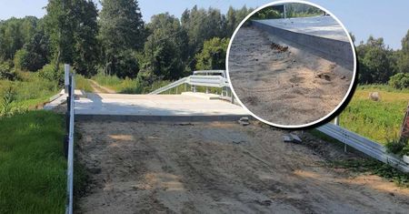Most za 2 mln zł lokalną atrakcją. Bo nie można na niego wjechać