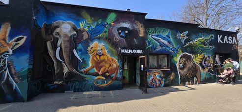 Nowe lokum i mural w ZOO Płock