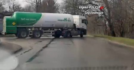 Policja eskortowała cysternę z tlenem. To będzie coraz częstszy widok