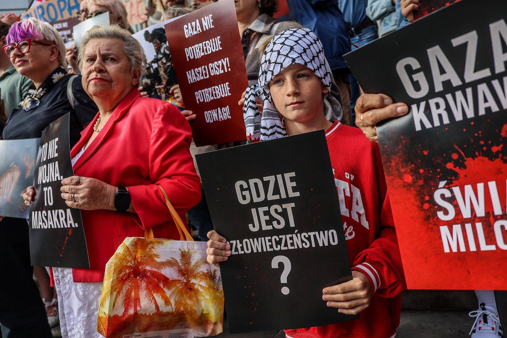 Milczący protest w Gdańsku