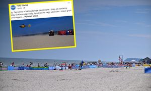 Dramatyczna akcja ratunkowa w Ustce. Babcia i wnuk tonęli w Bałtyku