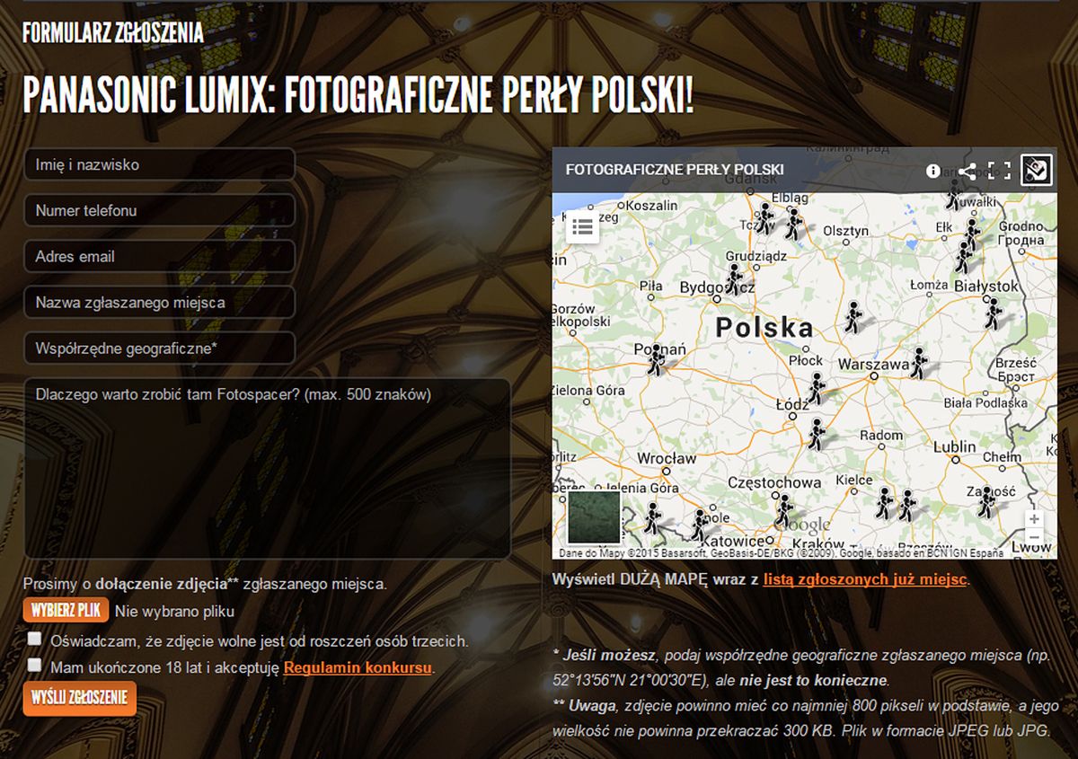 Wybierz Fotograficzne Perły Polski, idź na Fotospacer i wygraj Lumixa G 2