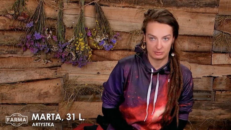 Marta jest jedną z uczestniczek programu "Farma"