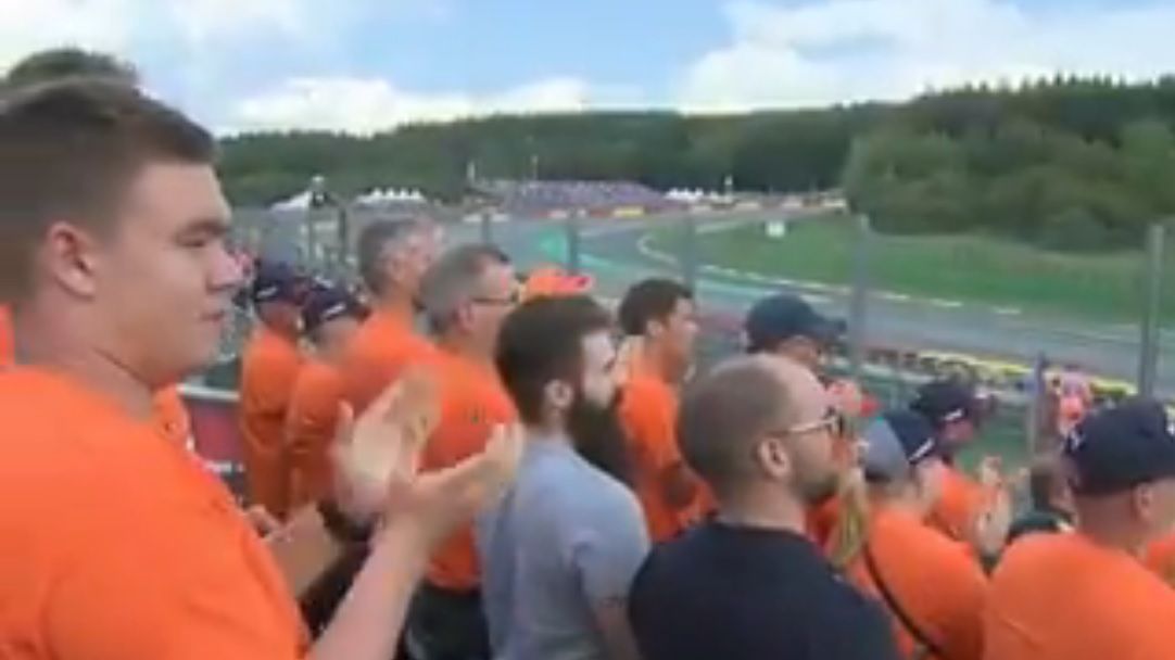 Twitter / F1 / Na zdjęciu: kibice na GP Belgii