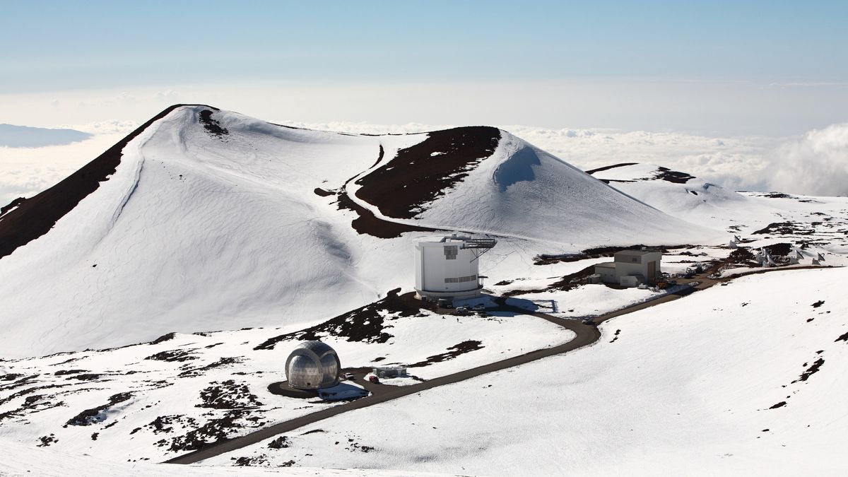 Śnieg na Mauna Kea (zdjęcie ilustracyjne) 