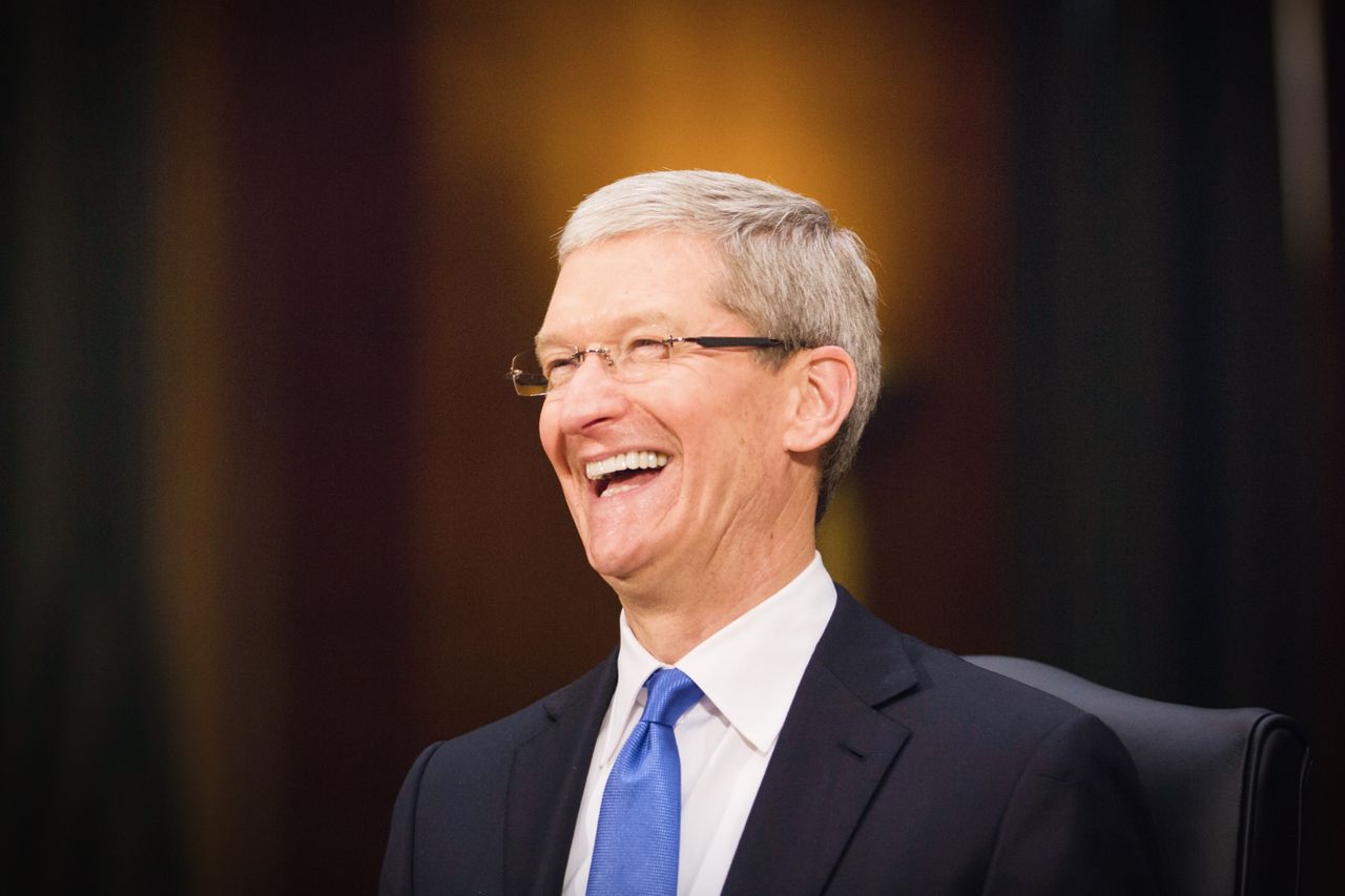 Tim Cook, CEO Apple, fot. Brooks Kraft LLC/Corbis via Getty Images