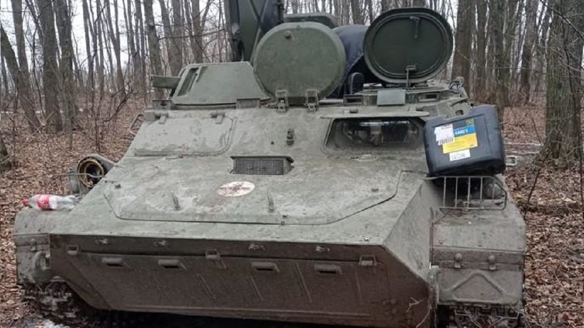 W ciągu miesiąca policja zabezpieczyła 11 rosyjskich czołgów 