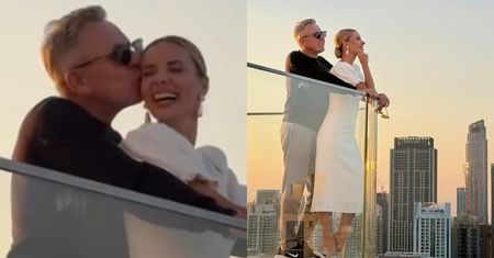 Izabela Janachowska z mężem tulą się na tle wieżowców w Dubaju: "Miłość to nie tylko spojrzenia w oczy". Głębokie? (FOTO)