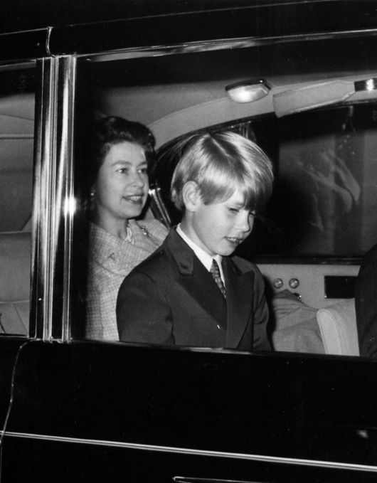 Książę Andrzej i królowa Elżbieta II w 1971 roku