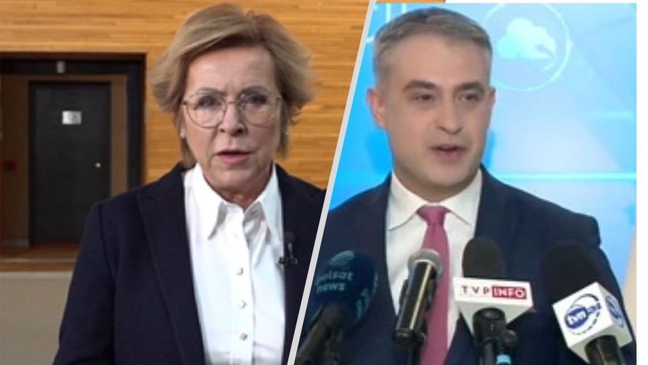 W TVP Info przerwano wywiad z europosłanką Jadwigą Wiśniewską (PiS), by transmitować konferencję wicepremiera Krzysztofa Gawkowskiego (Lewica)