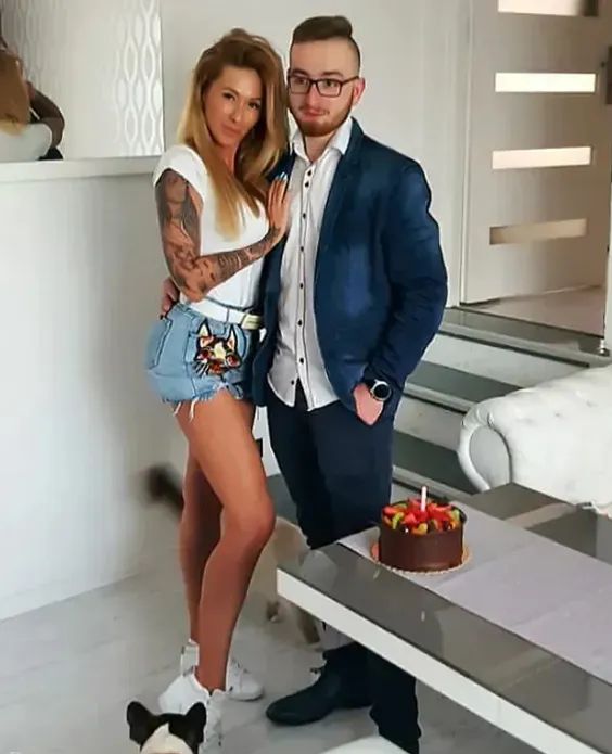 Sylwia Peretti z synem