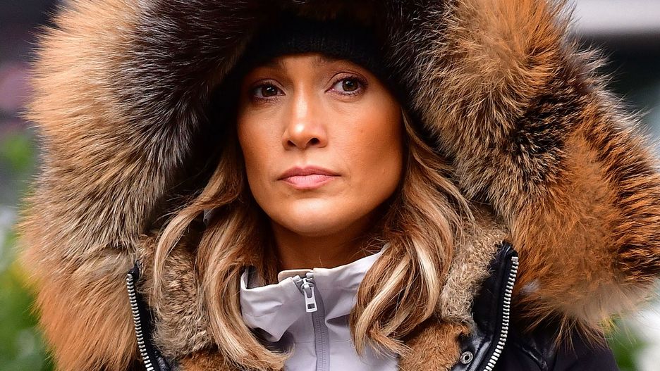 Jennifer Lopez w futrze