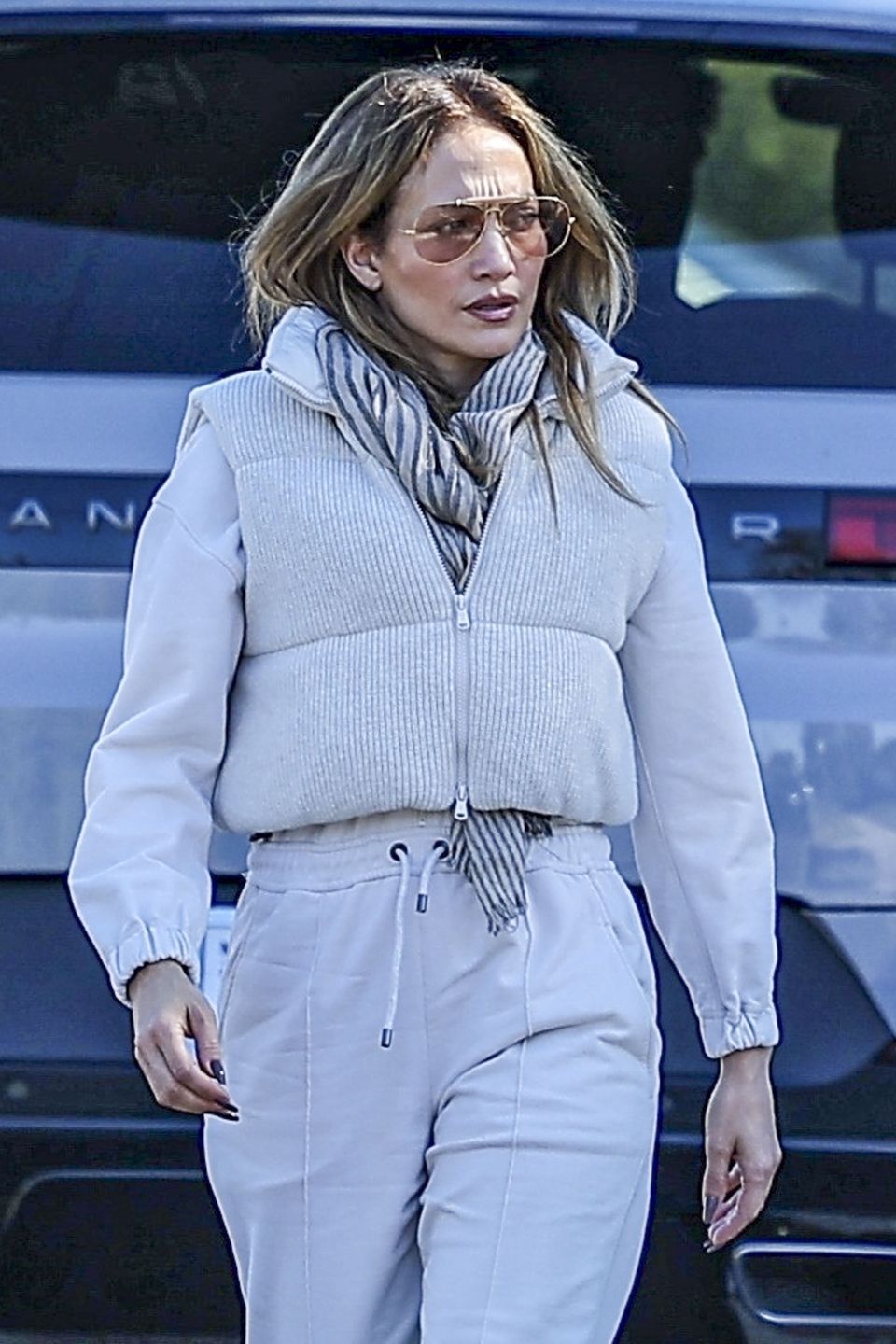 Jennifer Lopez "przyłapana" z grymasem na twarzy