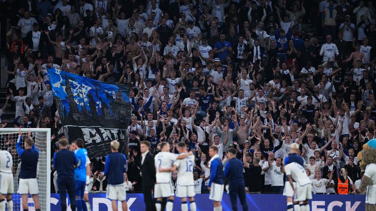 Getty Images / Na zdjęciu: piłkarze oraz kibice FC Kopenhagi