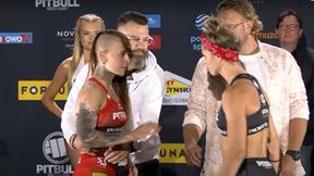 Gorąco na ważeniu przed KSW 63! Chorwatkę poniosły emocje