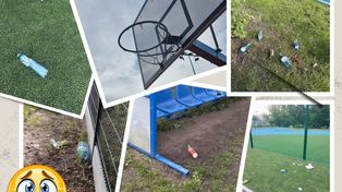 Konin: Sportowy kompleks zdewastowany przed rozpoczęciem roku szkolnego