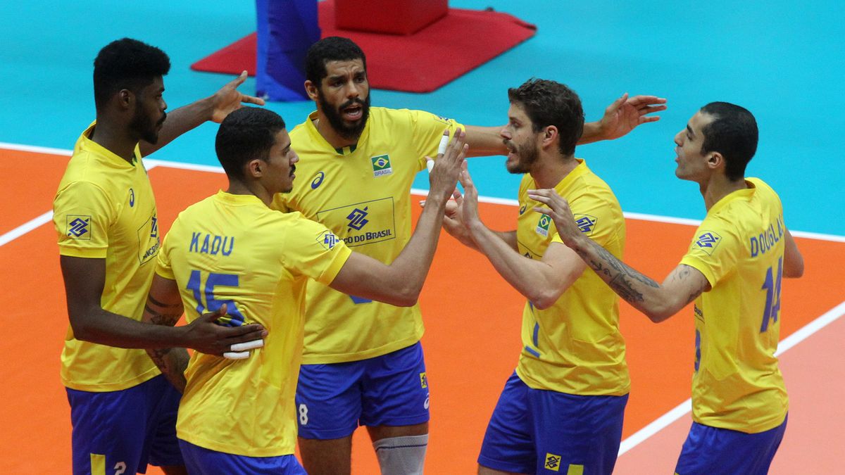 Materiały prasowe / FIVB / Reprezentacja Brazylii mężczyzn