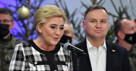 Agata Kornhauser-Duda złożyła życzenia mundurowym. "Myślę, że jestem wyrazicielką zdania wielu Polek i Polaków"