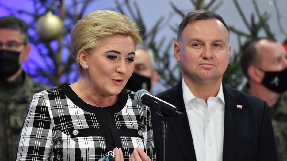 Agata Kornhauser-Duda złożyła życzenia mundurowym 