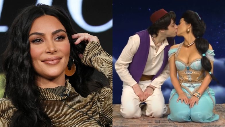 Kim Kardashian i Pete Davidson przyłapani na szaleństwach w parku rozrywki
