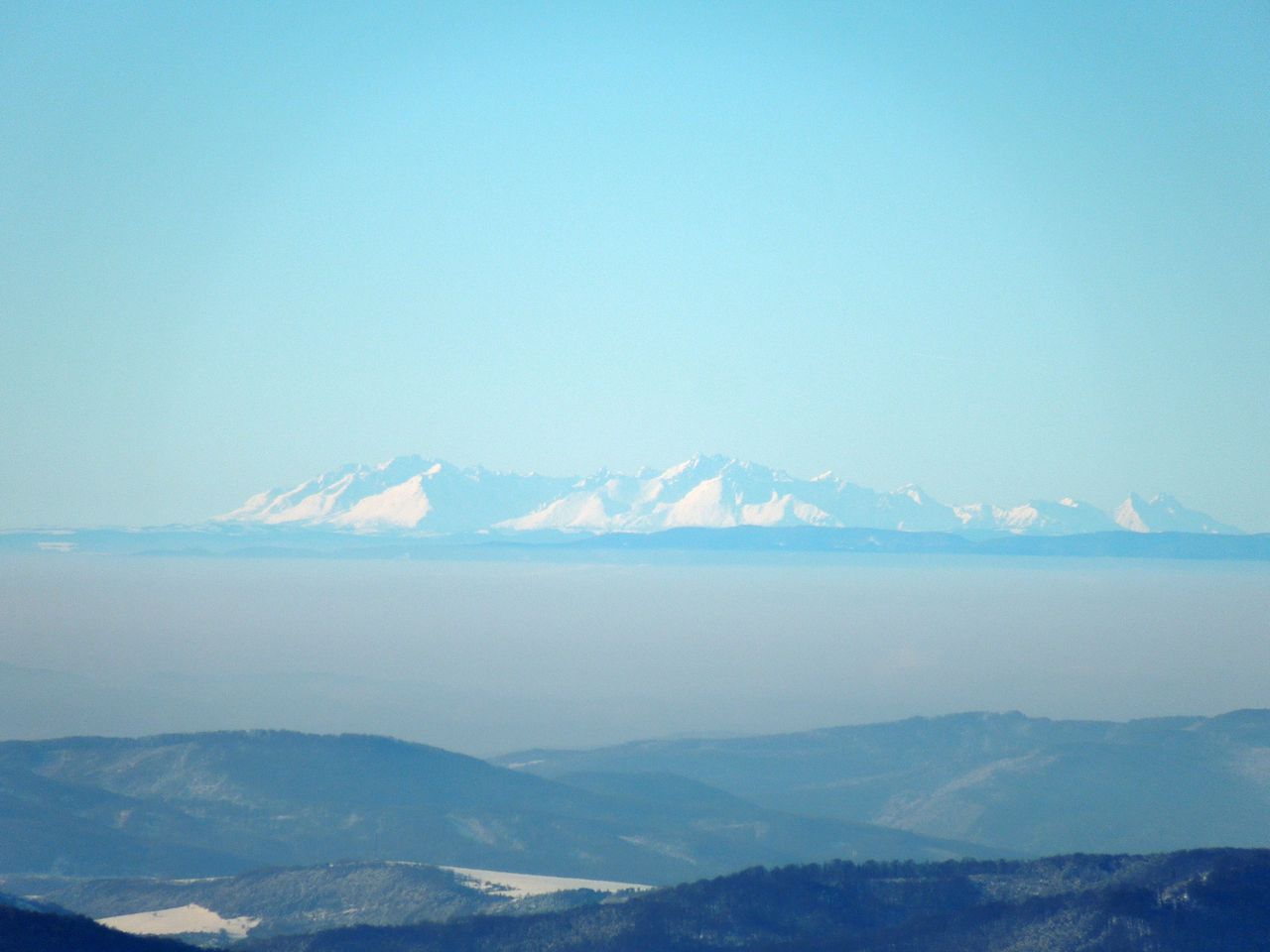 Tatry widziane z Dziurkowca