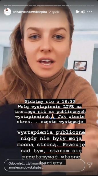 Ania Lewandowska o wpadce na gali "Sportowiec Roku"