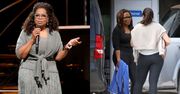 Lżejsza o kilkadziesiąt kilogramów Oprah Winfrey, która schudła dzięki medycznemu specyfikowi, opuszcza siłownię i gawędzi ze znajomą